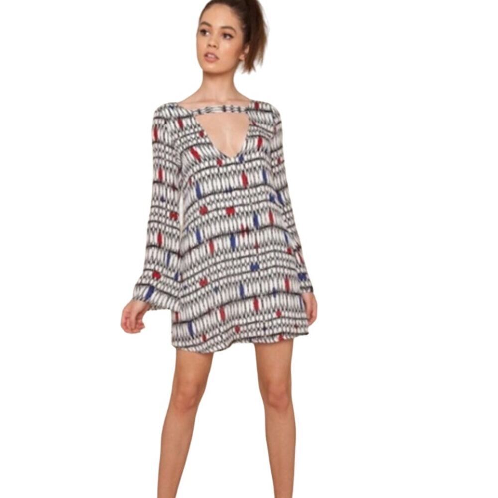Stone Cold Fox Kloss Printed Silk Dress 2